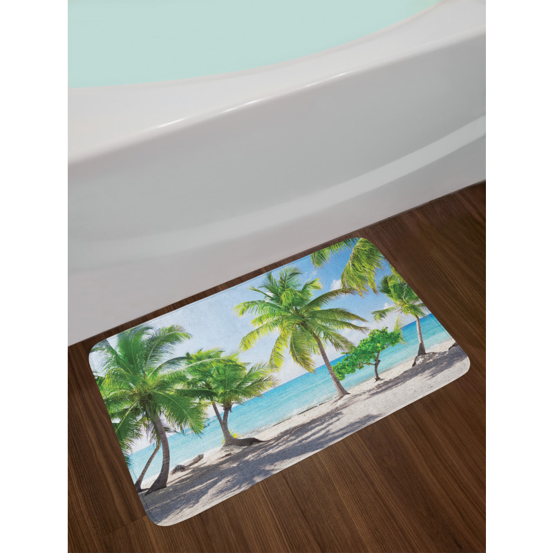 Palm Trees Island Shore Bath Mat