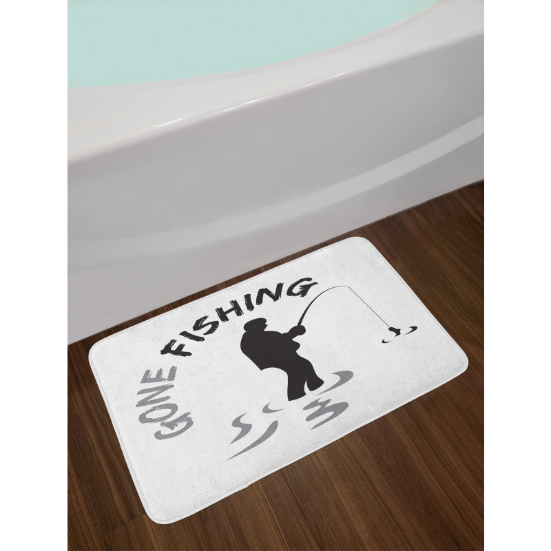 Man Holding Rot Hobby Bath Mat