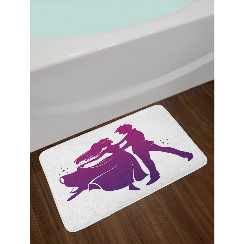 Prince and Princess Dance Bath Mat