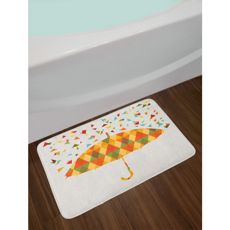 Triangles Umbrella Bath Mat