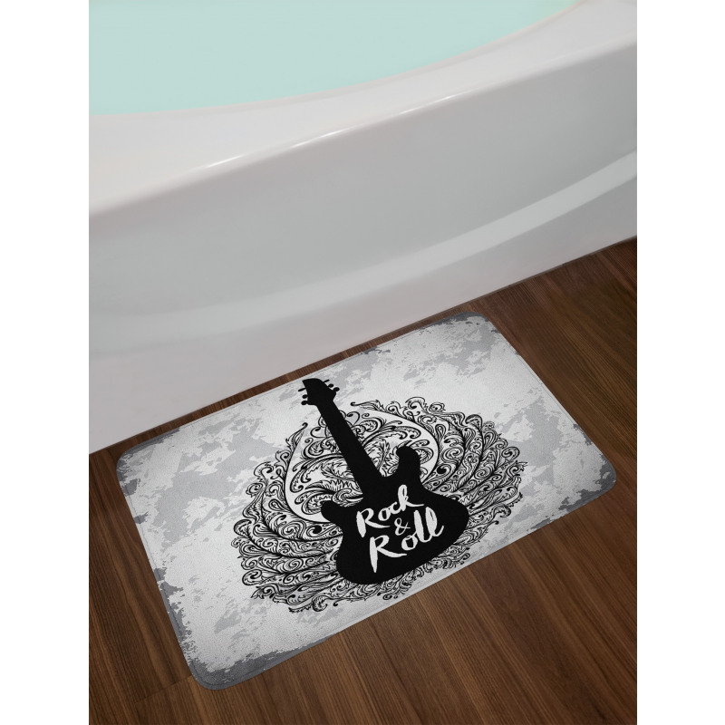 Retro Electric Guitar Bath Mat