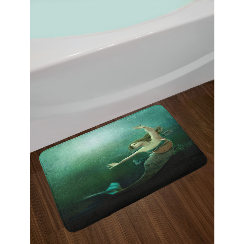 Mermaid Undersea Bath Mat