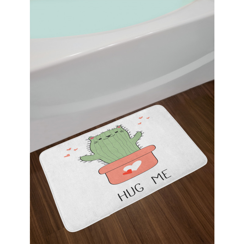 Funny Cactus Shape as Cat Bath Mat