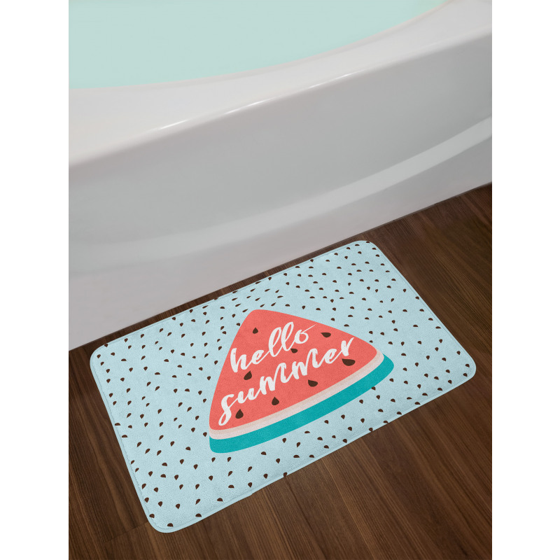 Triangular Slice Seeds Bath Mat