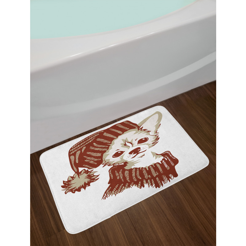 Puppy Hat and Pullover Bath Mat