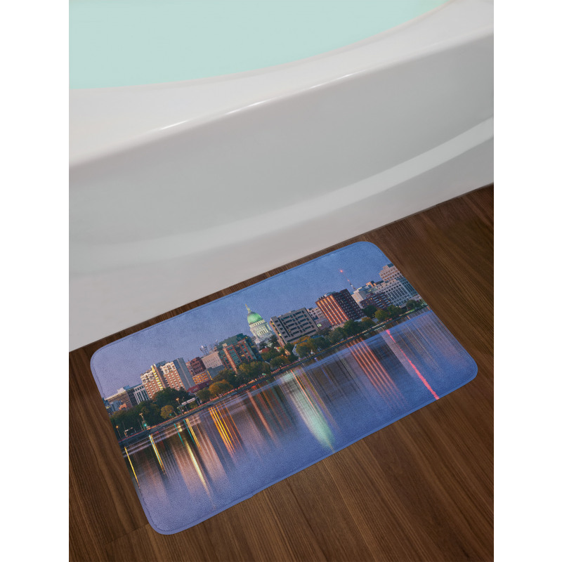 Panoramic Madison Photo Bath Mat