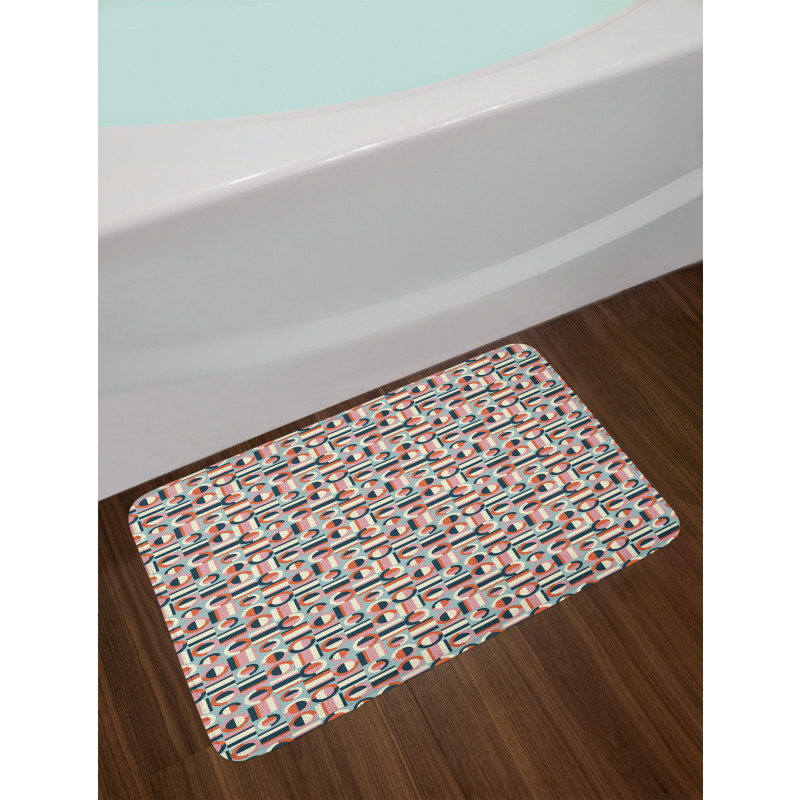 Square and Bisected Bath Mat