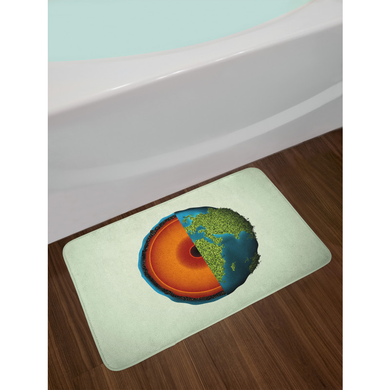 Composition of the Earth Bath Mat