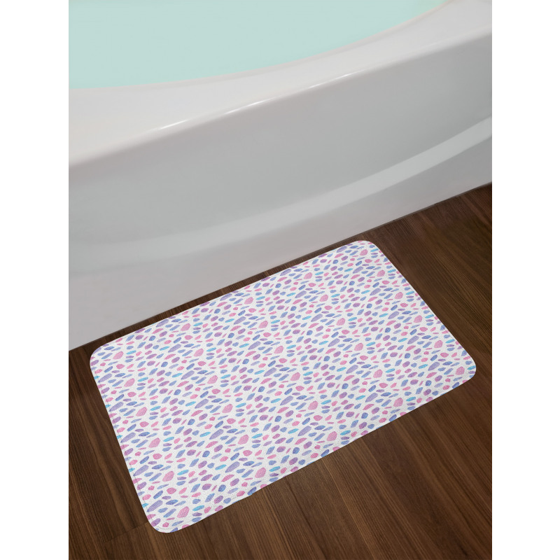 Composition of Gemstones Bath Mat