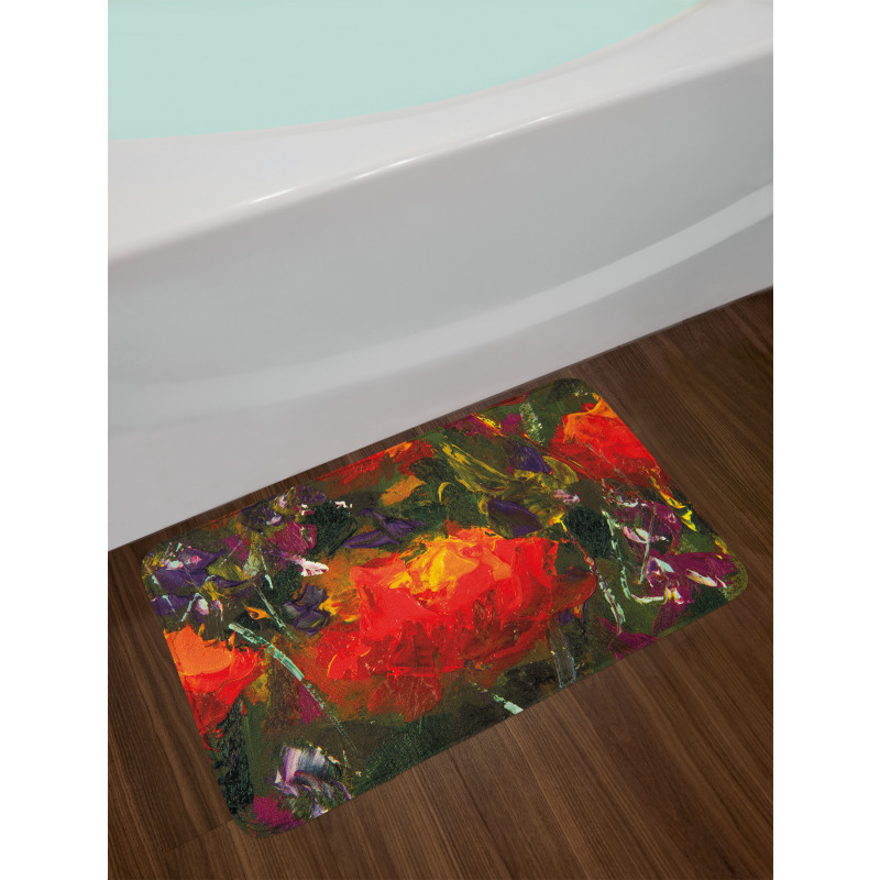 Colorful Composition Bath Mat