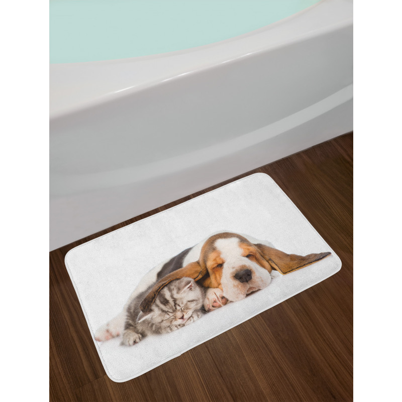 Puppy Kitten Sleeping Bath Mat