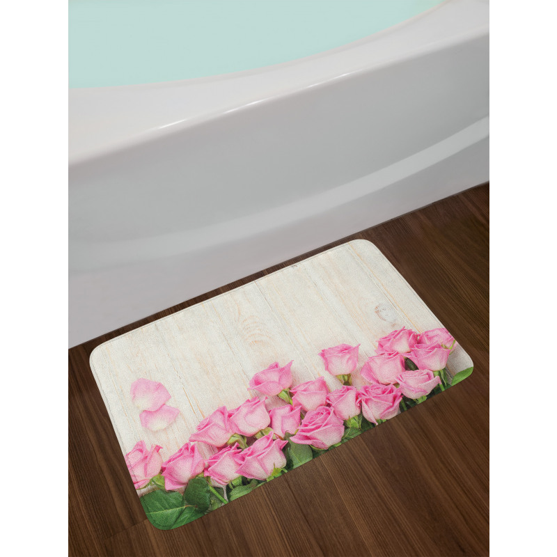 Blooming Rose Bouquet Bath Mat