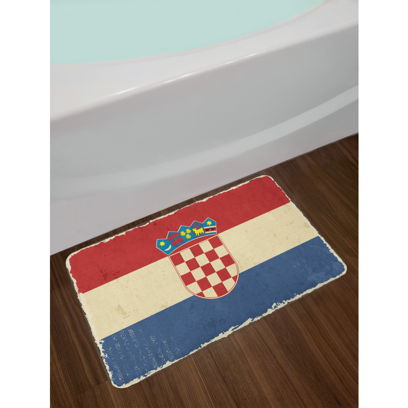 Vintage Look National Flag Bath Mat