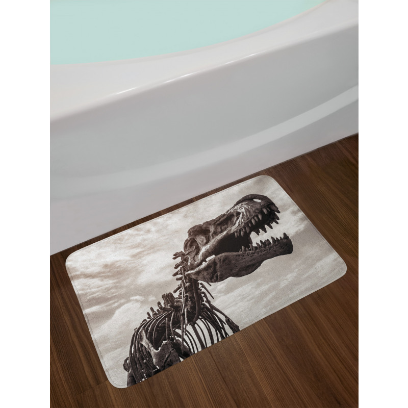 T Rex Dinosaur Remains Bath Mat