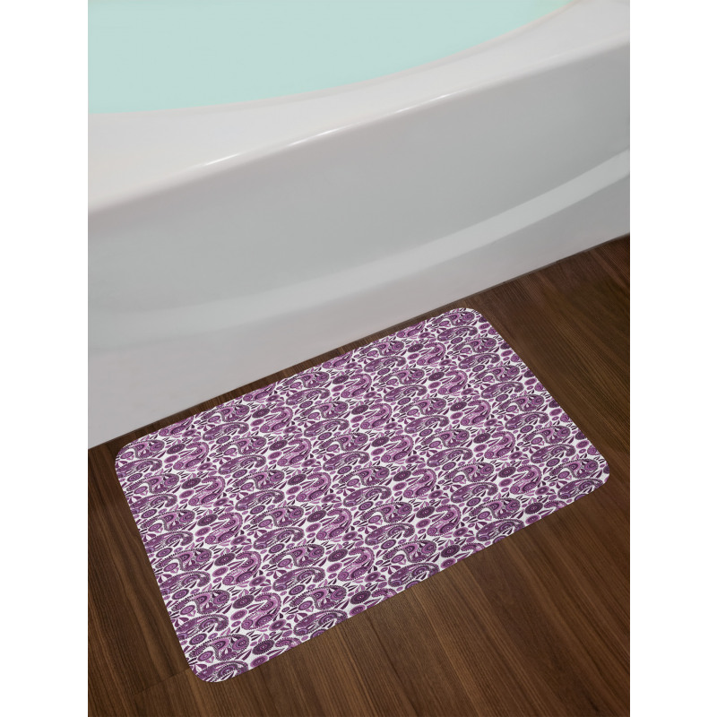 Floral Leafy Bath Mat