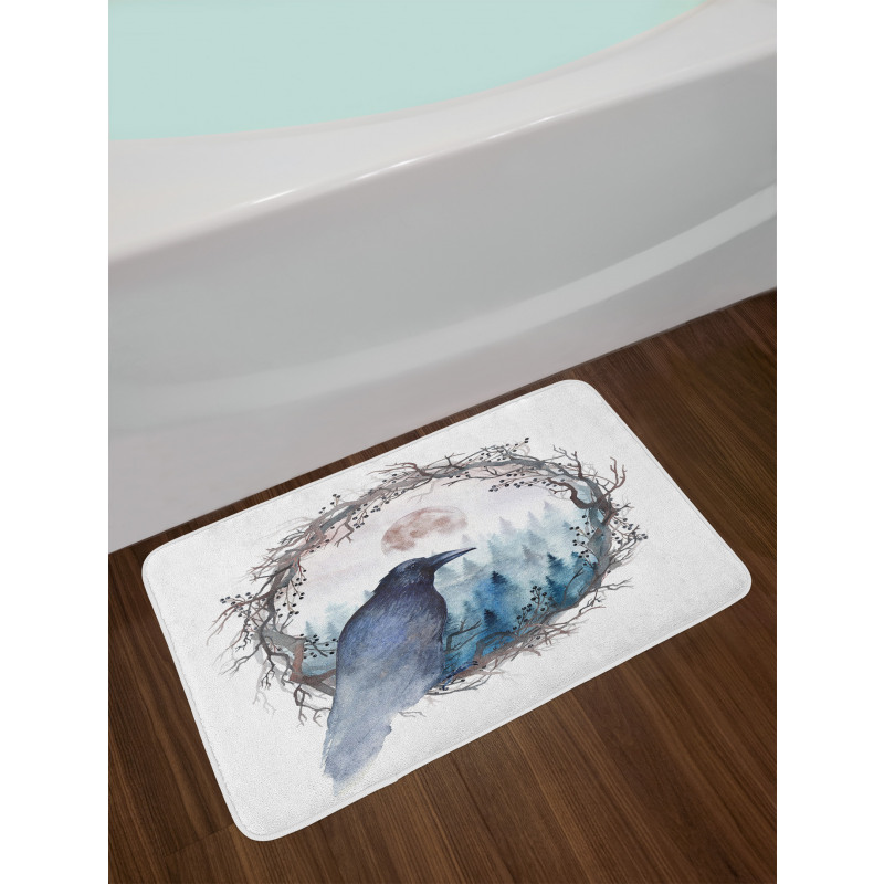 Fine Art Winter Nature Bath Mat