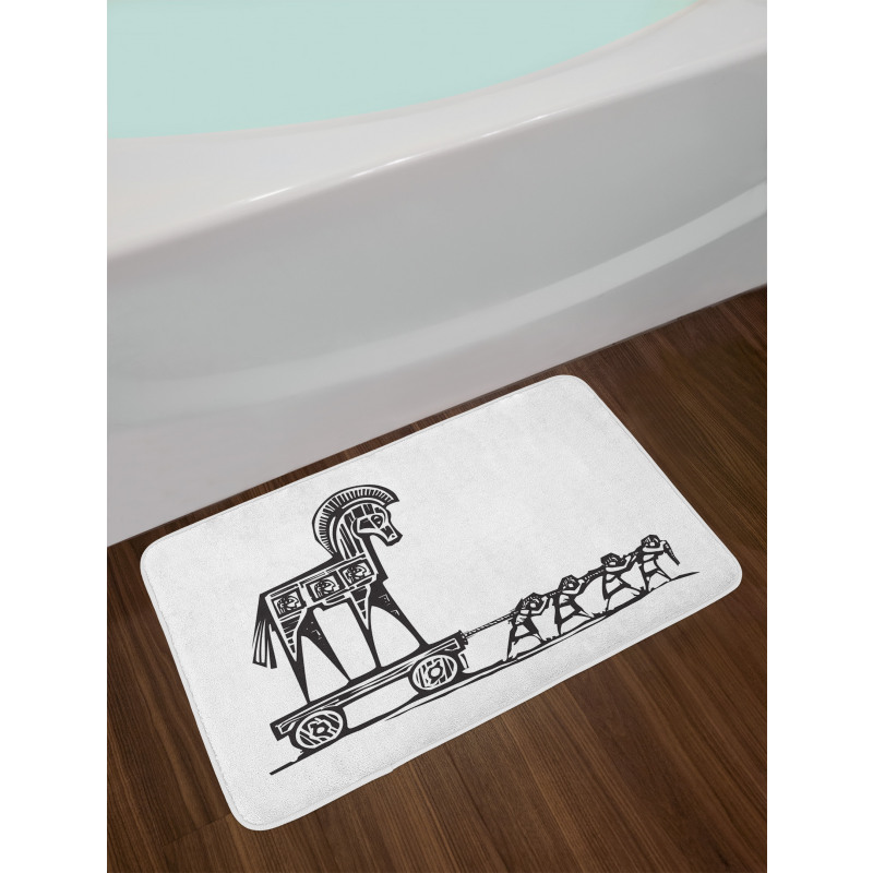 Greek Historic Troy Bath Mat