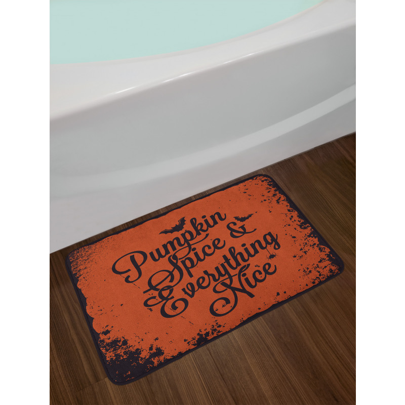 Halloween Theme Bath Mat