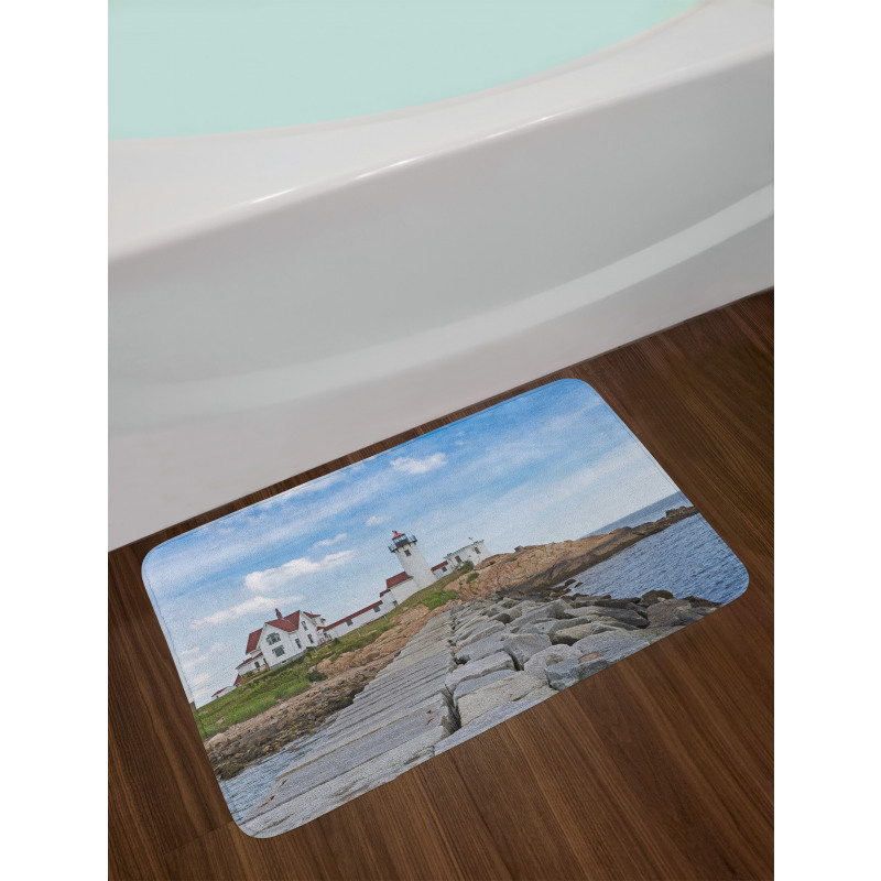 Coastal Harbor Side Bath Mat