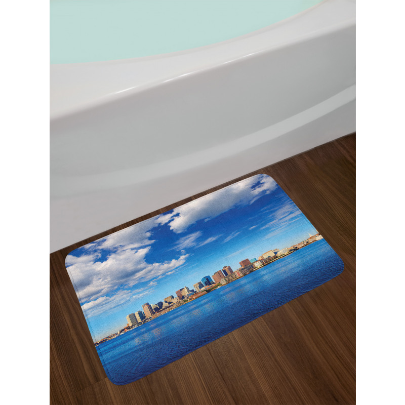 Skyline of Boston Bath Mat