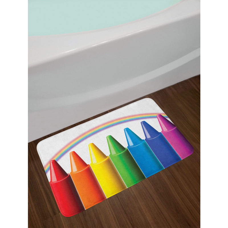 Painting Craft and Rainbow Bath Mat