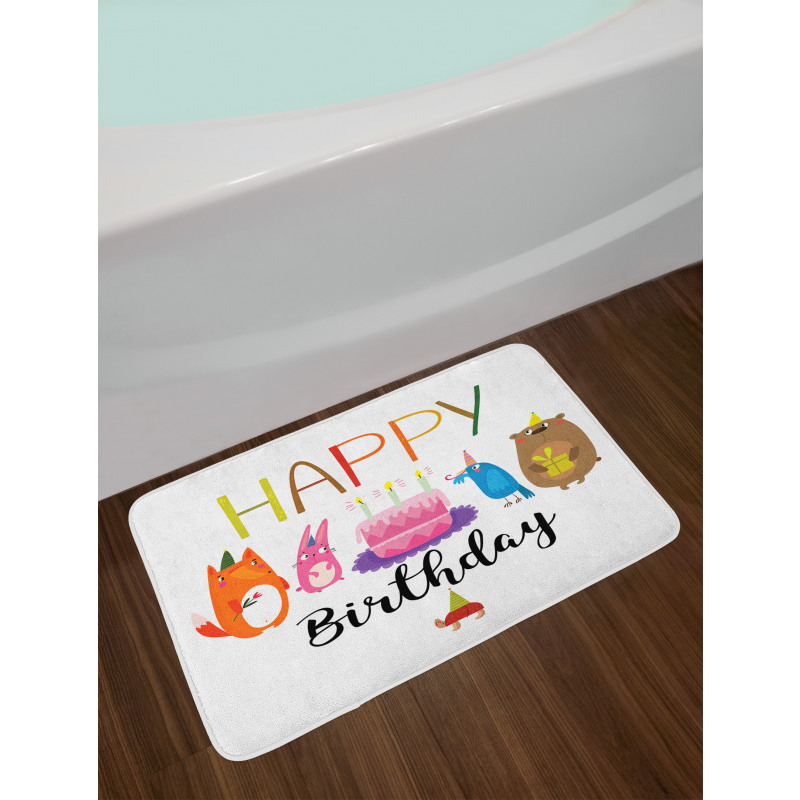 Cake Animal Friends Bath Mat