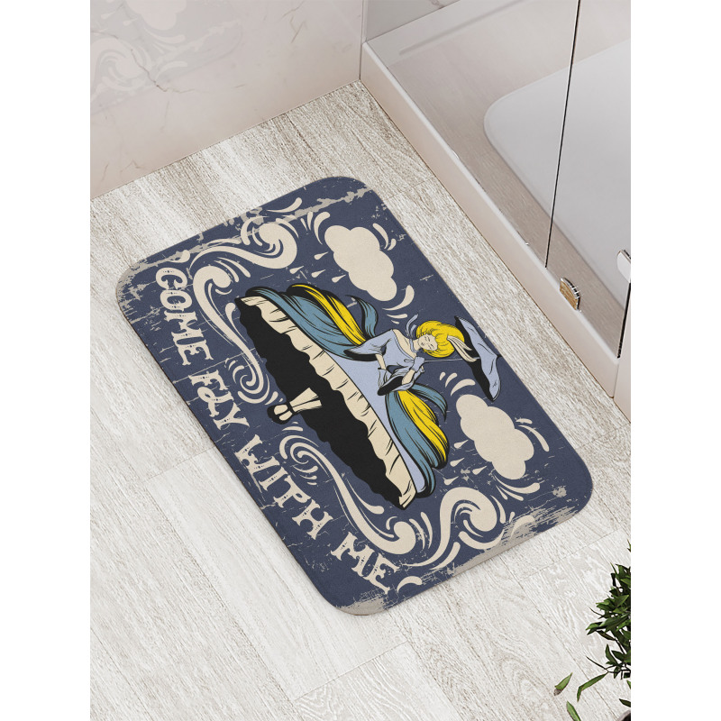 Abstract Come Fly with Me Bath Mat