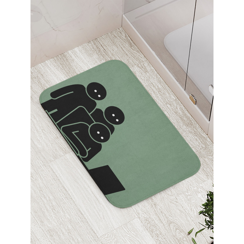 Office Fun Working Bath Mat