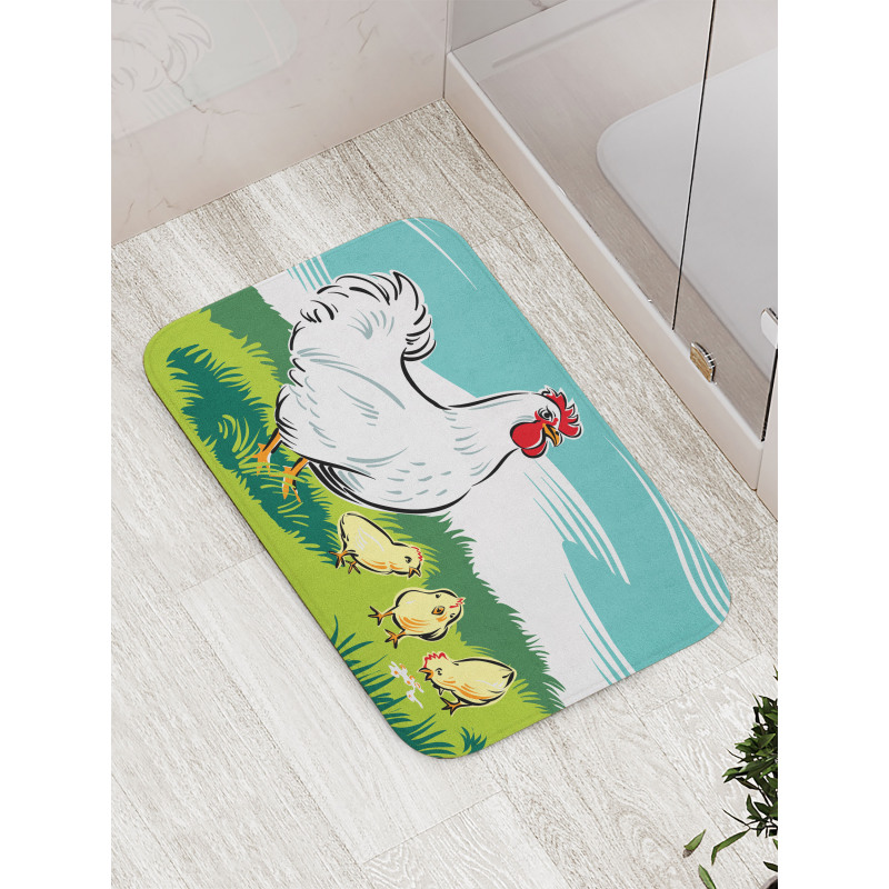 Animal Cartoon Bath Mat