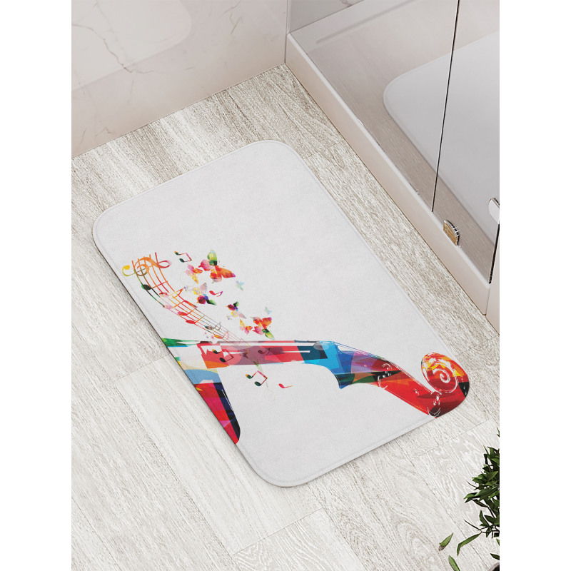 Creative Abstract Pegbox Art Bath Mat