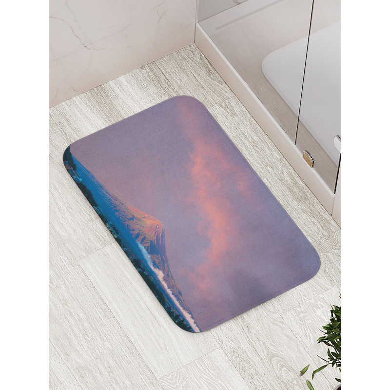 Sunrise Beams Volcanic Region Bath Mat