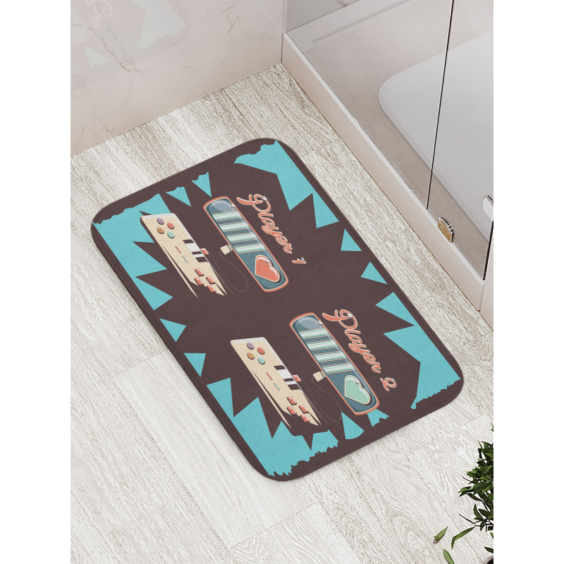 Multiple Players Console Bath Mat