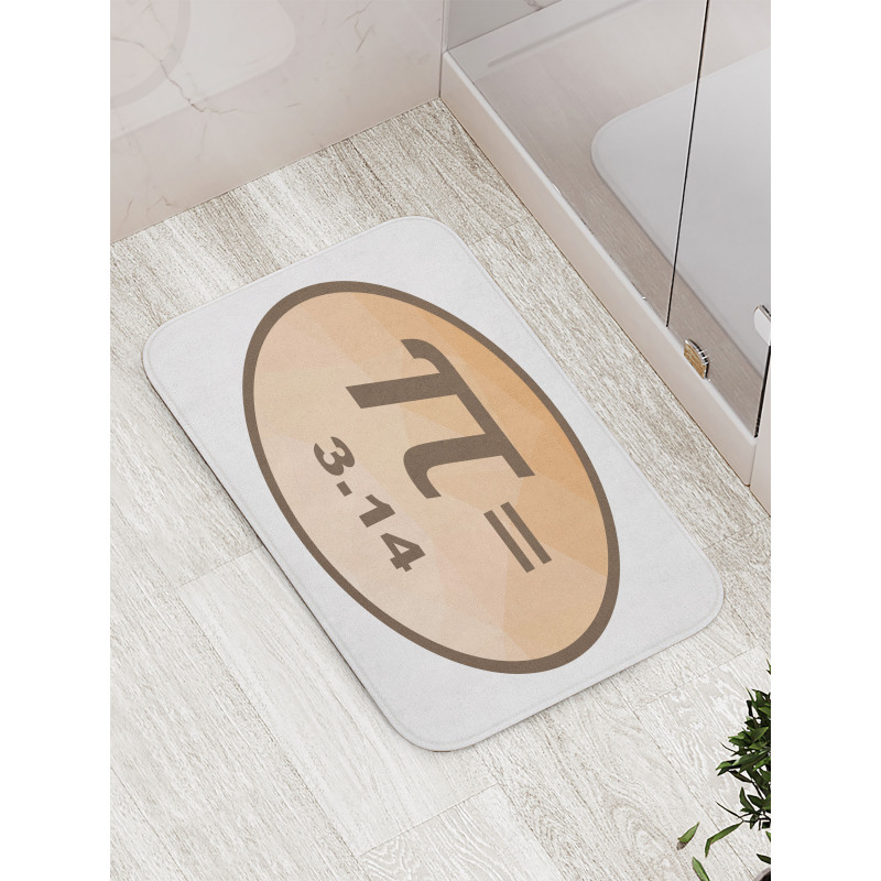 Value Number in Circle Bath Mat