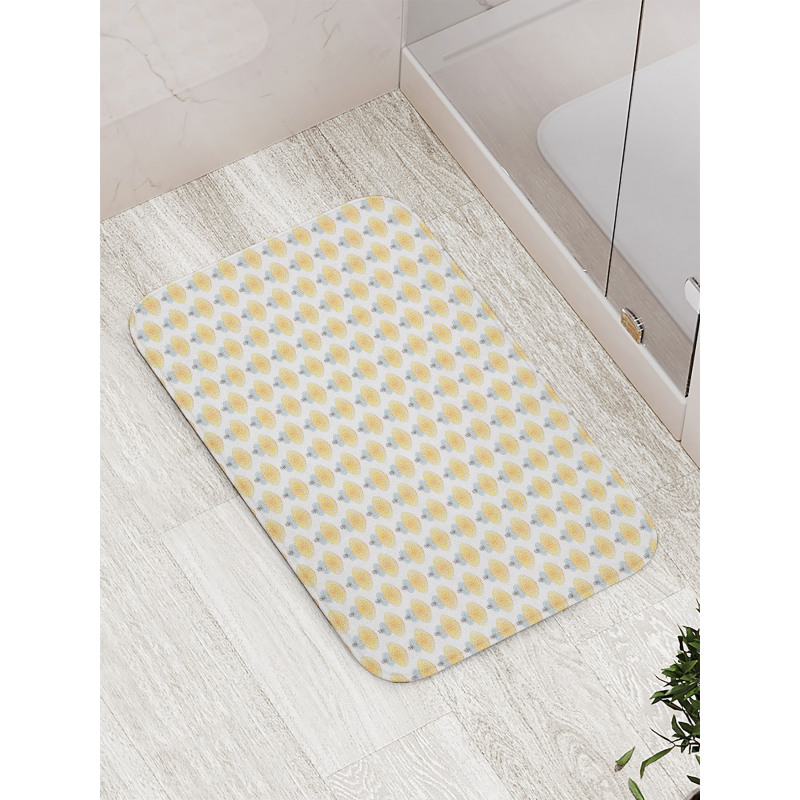 Mosaic Effect Pastel Motif Bath Mat