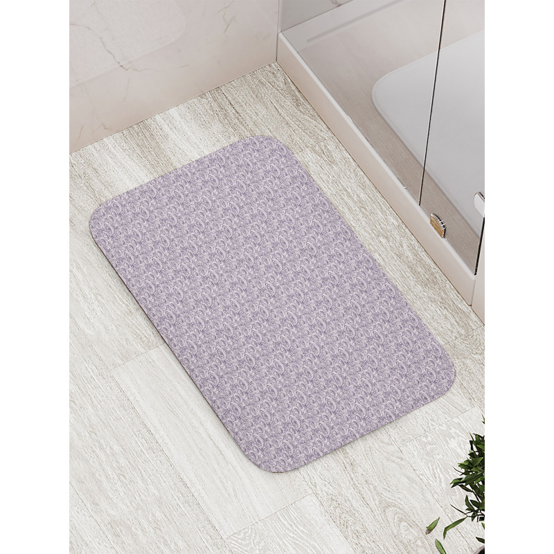 Outline Roses Bath Mat