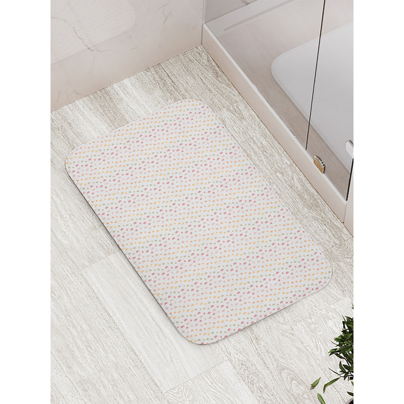 Minimal Brushstrokes Bath Mat