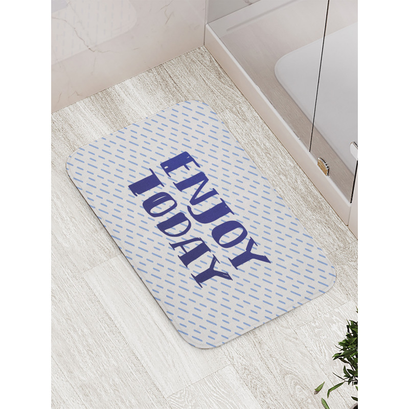 Positive Phrase Bath Mat