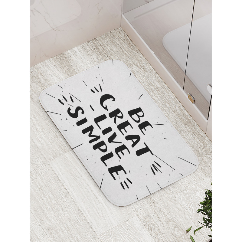 Creative Be Live Simple Bath Mat