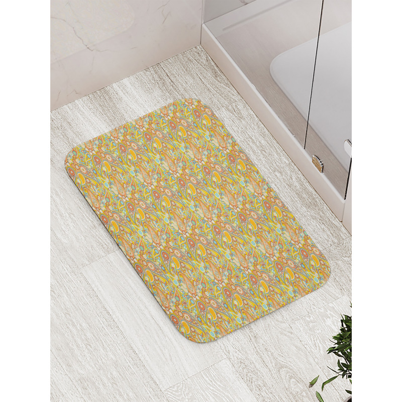 Continuous Oriental Element Bath Mat