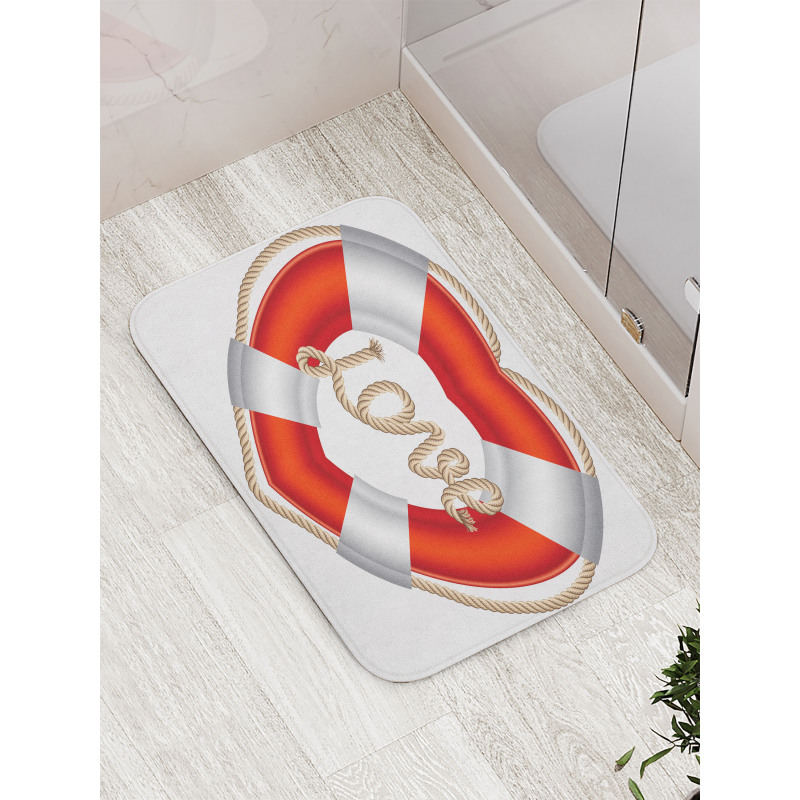 Valentine Love Hearts Bath Mat
