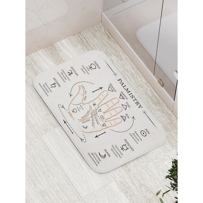 Open Hand Reading Signs Bath Mat