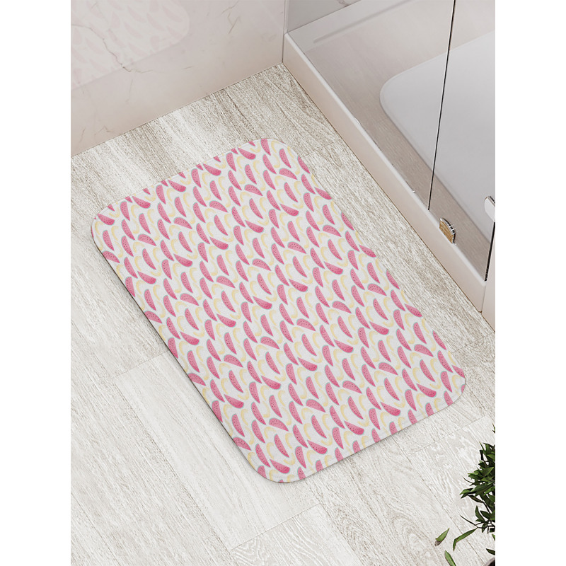 Summer Slices Pattern Bath Mat