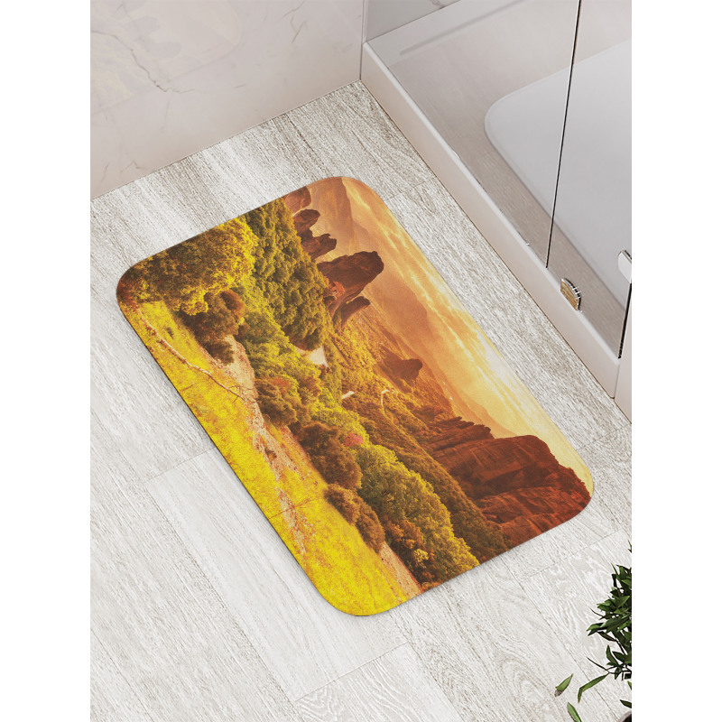 Monasteries in Greece Bath Mat