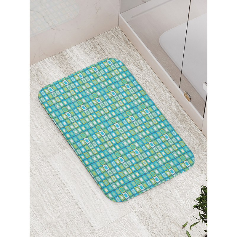 Nested Quirky Rectangles Bath Mat