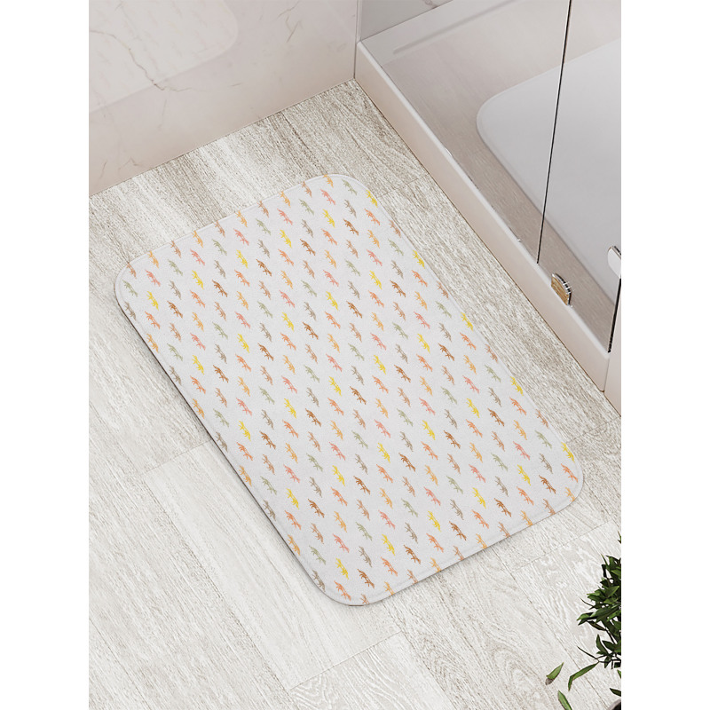 Colorful Savage Animal Pattern Bath Mat