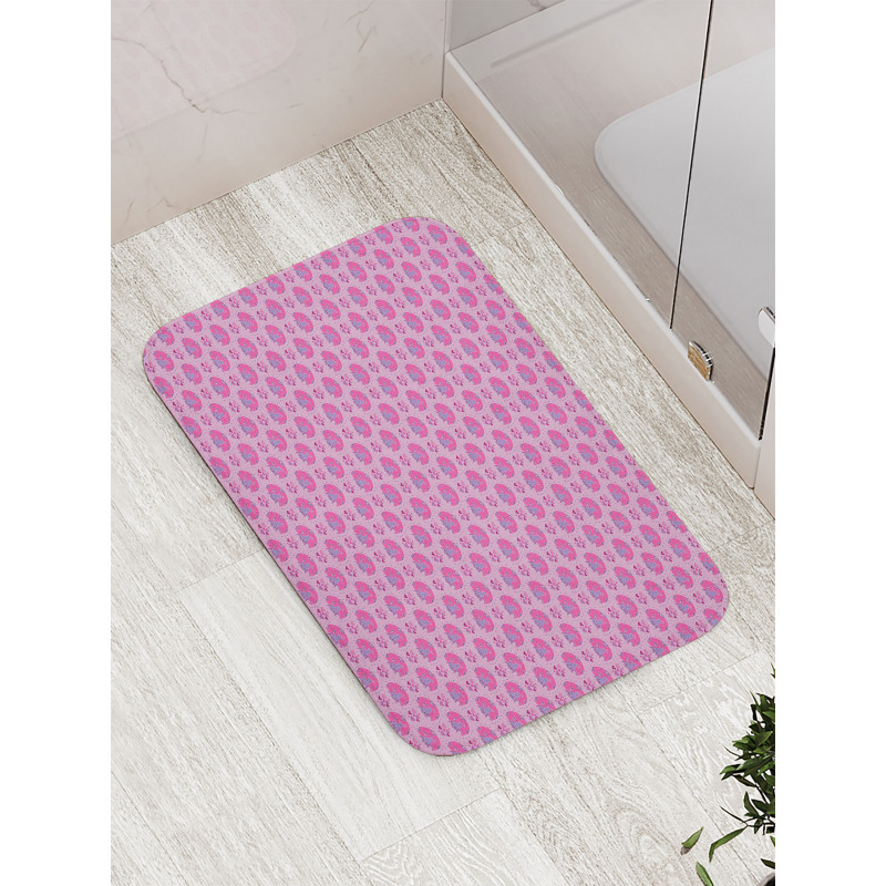 Exotic Avian and Hearts Bath Mat