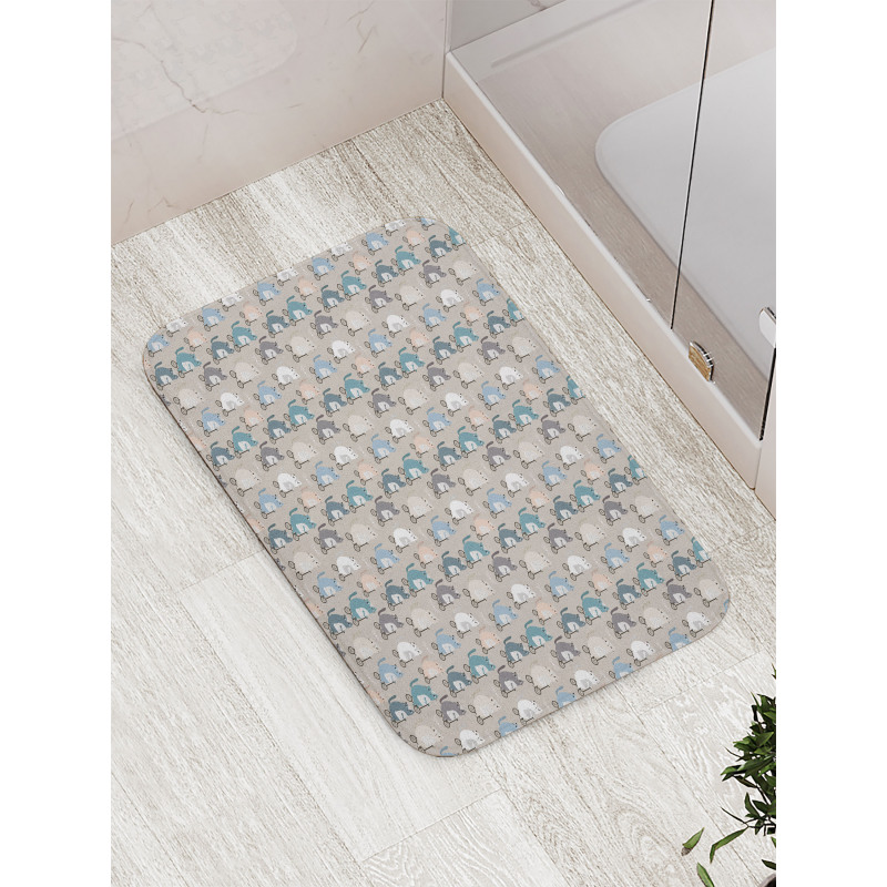 Kitties Cat Art Bath Mat