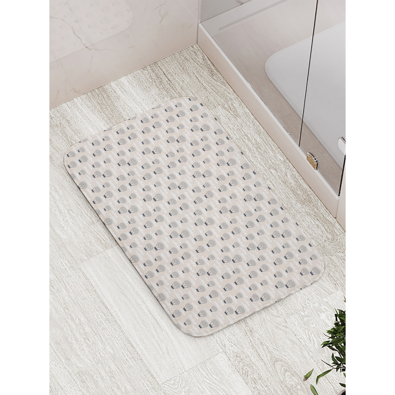 Hot Air Balloons Art Bath Mat