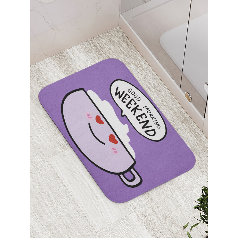 Morning Weekend Bath Mat