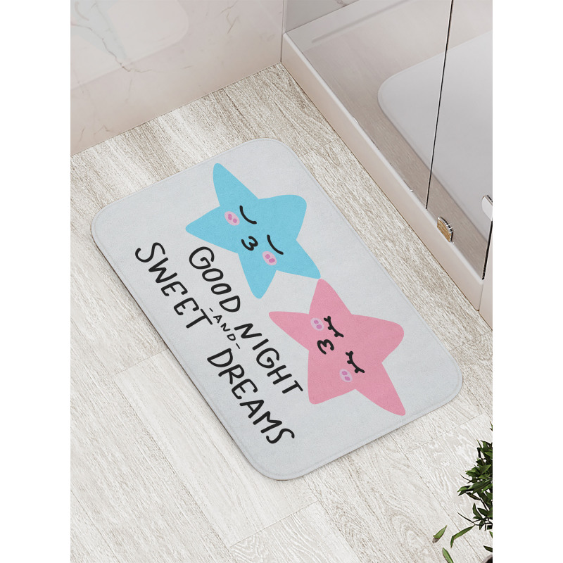 Dreams Stars Kiss Bath Mat